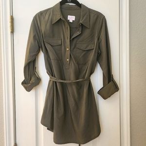 Isabel Maternity by Ingrid & Isabel Olive Green Tunic Top